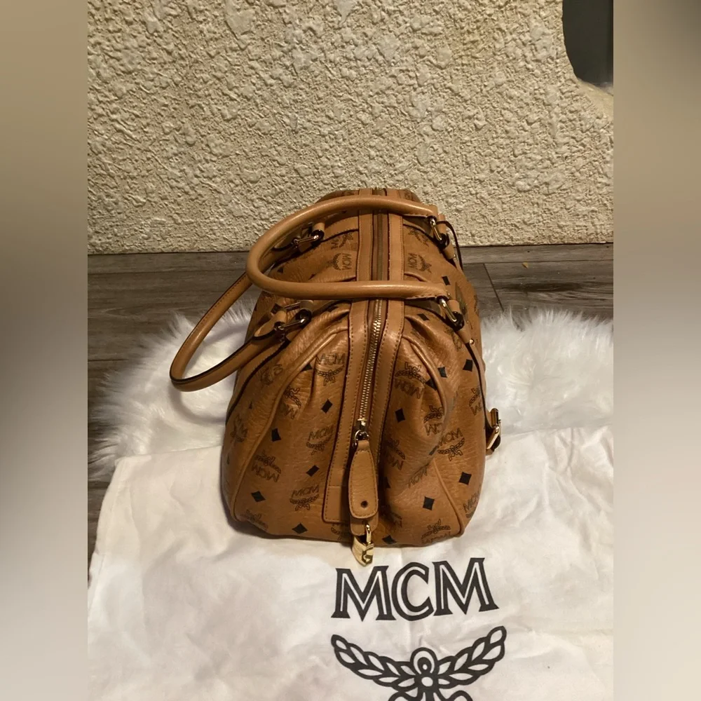 MCM Cognac Bowler’s Bag - Picture 5 of 16